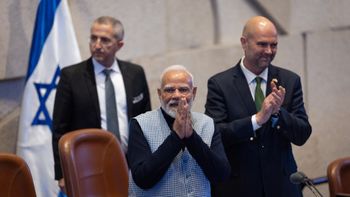 Narendra Modi à la Knesset le mercredi 25 février 2026