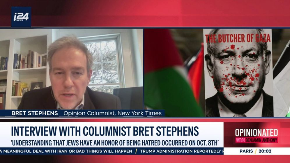 Bret Stephens appearing on Opinionated