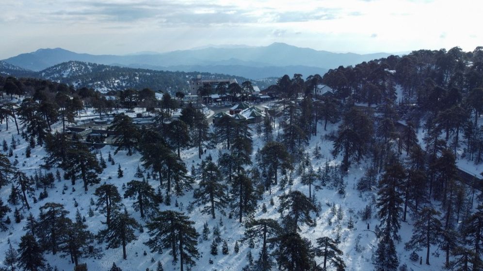 הרי טרודוס בחורף, קפריסין