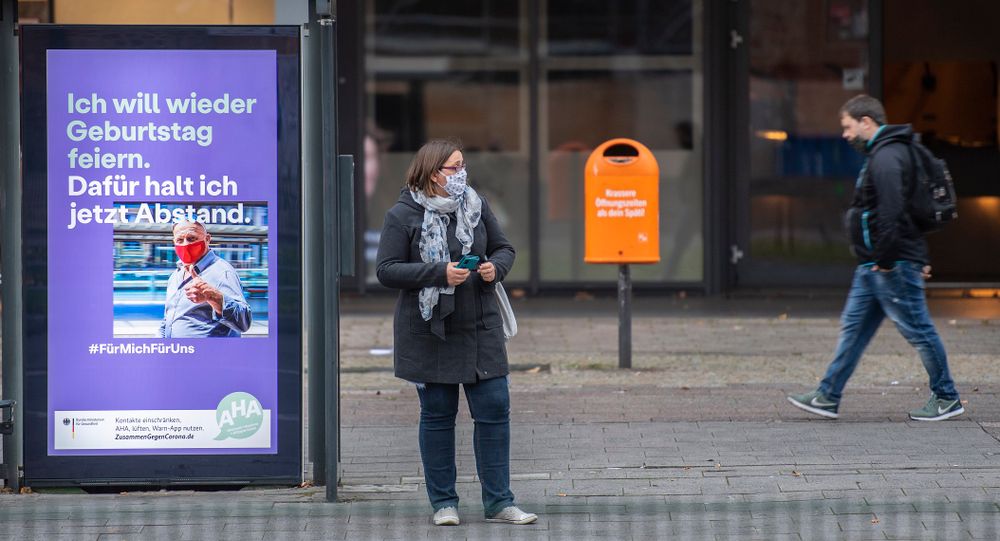 Image d'illustration-Une station de bus à Berlin le 16 novembre 2020
