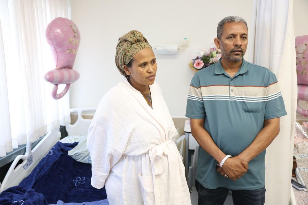 דוד כהן הוריה של היימנוט קסאו במרכז הרפואי זיו בצפת, 02.06.26