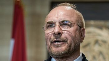 AP Photo/Bilal Hussein Le président du Parlement iranien, Mohammad Bagher Qalibaf