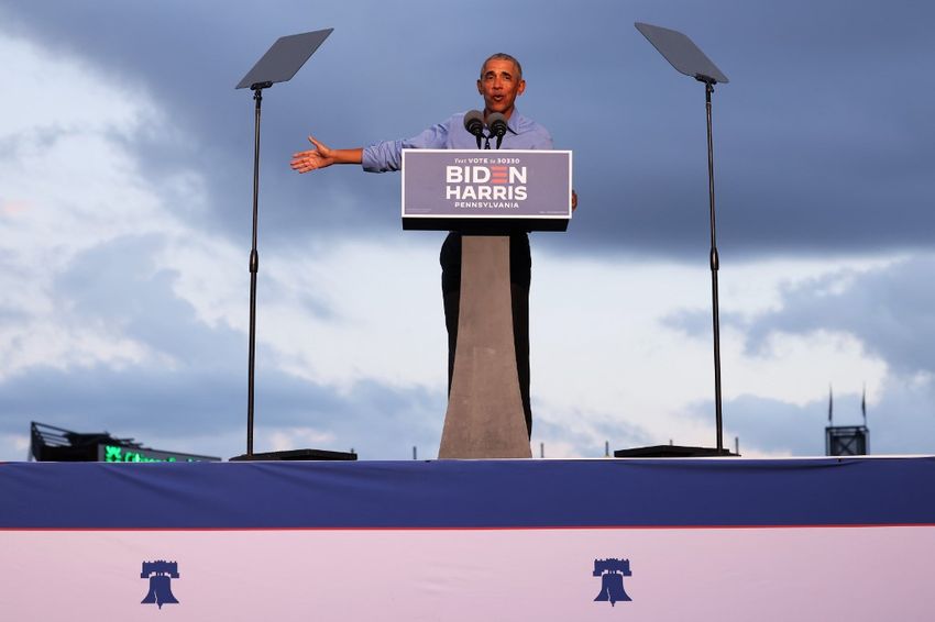I24news Obama Rips Into Trump At Campaign Rally For Biden