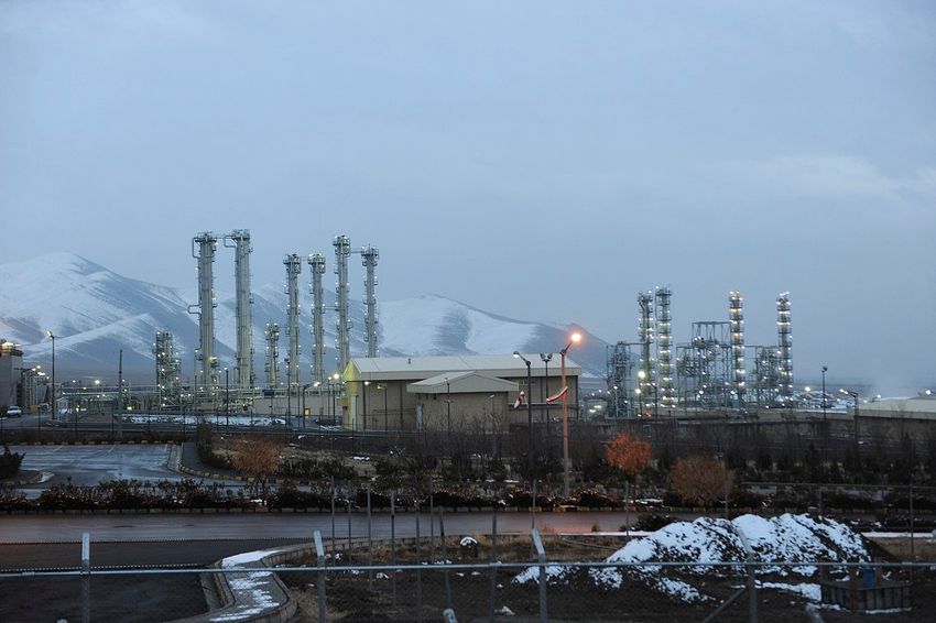 FILE - In this Jan. 15, 2011 file photo, Iran's heavy water nuclear facility is backdropped by mountains near the central city of Arak, Iran