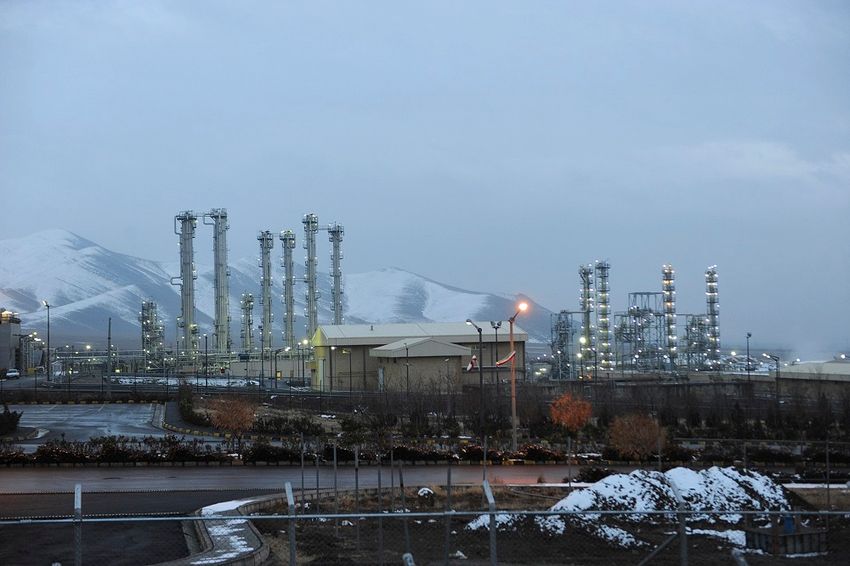 FILE - In this Jan. 15, 2011 file photo, Iran's heavy water nuclear facility is backdropped by mountains near the central city of Arak, Iran.