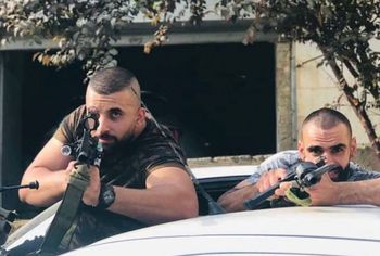 Hamas member Yusef Shreim (L) and PIJ member Nidal Khazem, two of the Palestinian terrorists killed in the Jenin raid.
