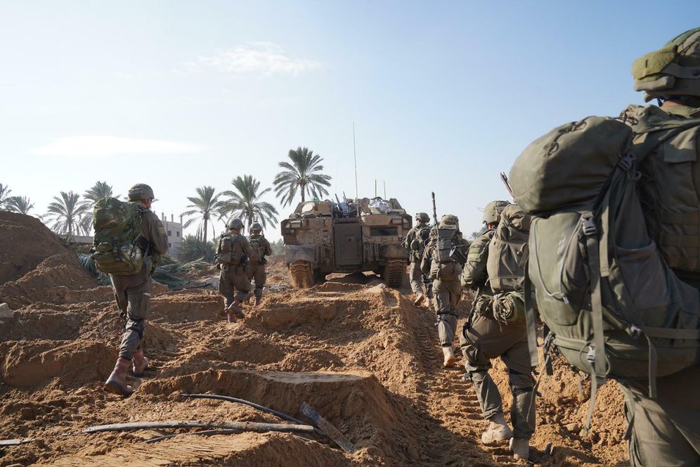 IDF troops in Gaza, December 11.