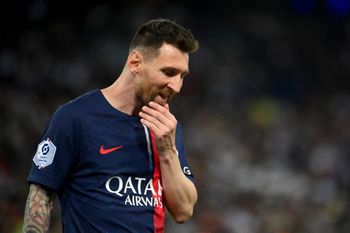 L'attaquant argentin du Paris Saint-Germain Lionel Messi au Parc des Princes à Paris, le 3 juin 2023.