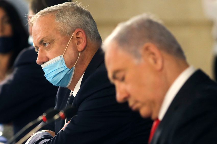 Benyamin Netanyahou et Benny Gantz