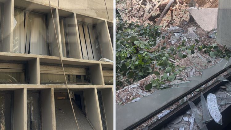 פצצת מצרר גרמה לנזק בבית המשפט המחוזי בתל אביב, 4.4.26