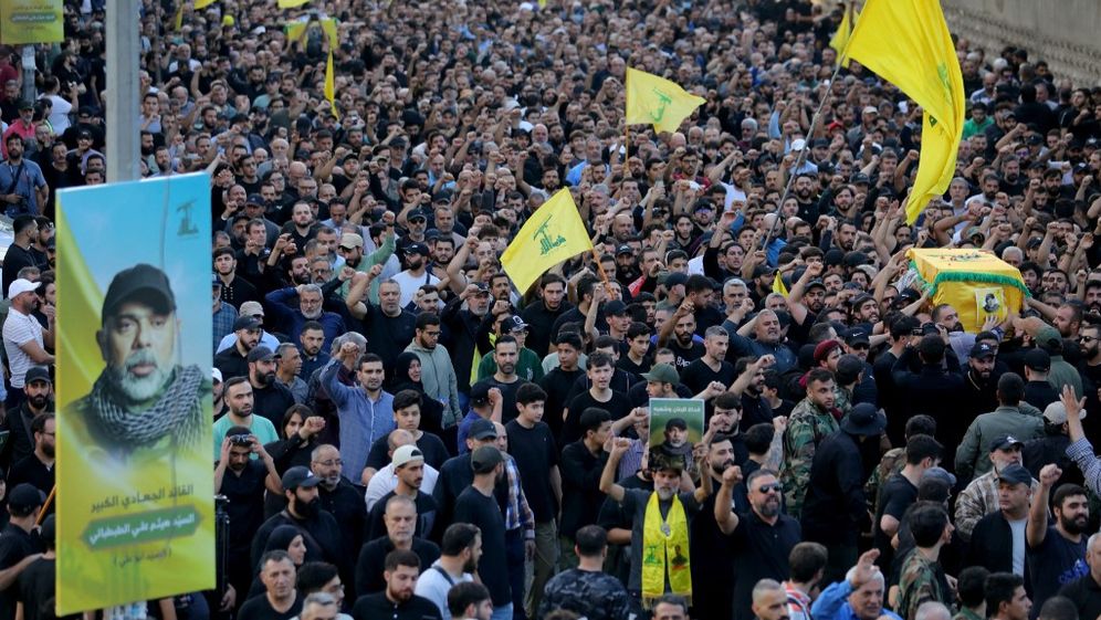 Funérailles d'Ali Tabatabai à Beyrouth, Liban, le 24.11.2025