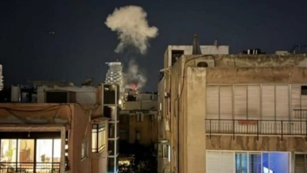 Imact of a Houthi UAV in the heart of Tel Aviv