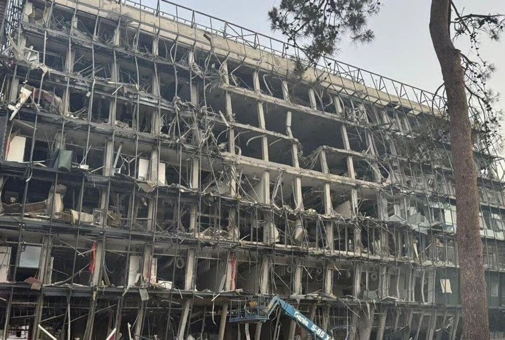 L'institut Weizman après une frappe iranienne