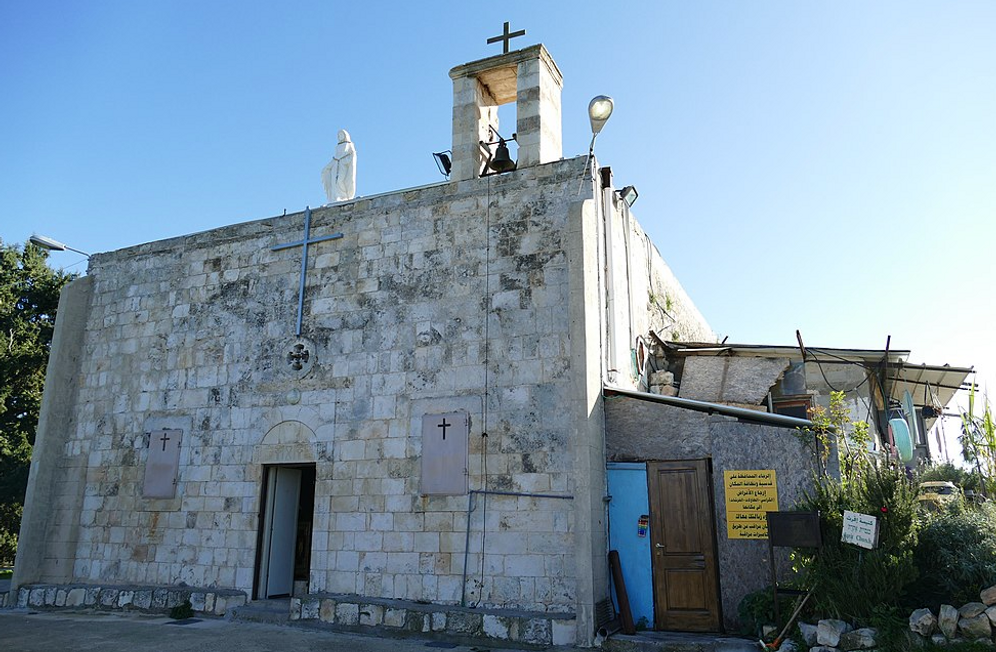 27a copyright law Israel Église grecque-orthodoxe Sainte-Marie d'Iqrit, dans le nord d'Israël