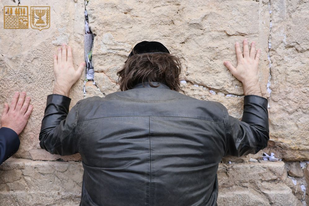 President of Argentina Javier Milei at the Western Wall, 19/04/26