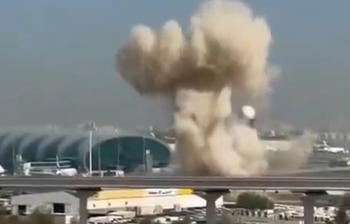 استهداف مطار دبي