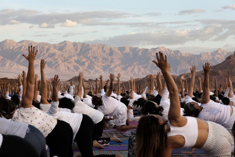 Israël Entame Les Célébrations De La Journée Internationale Du Yoga