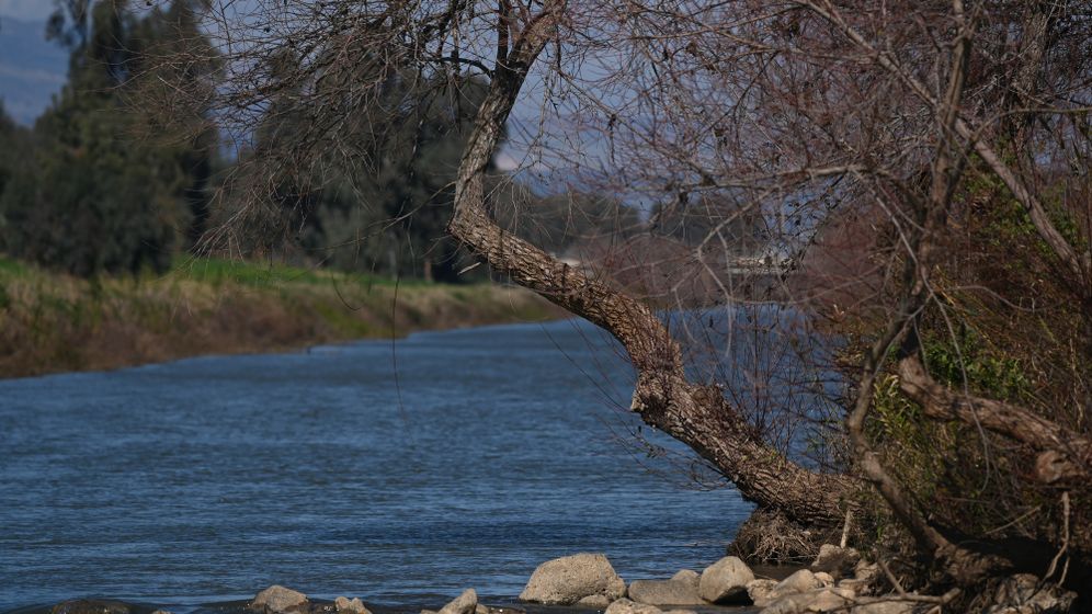 File photo of the Jordan River in northern Israel