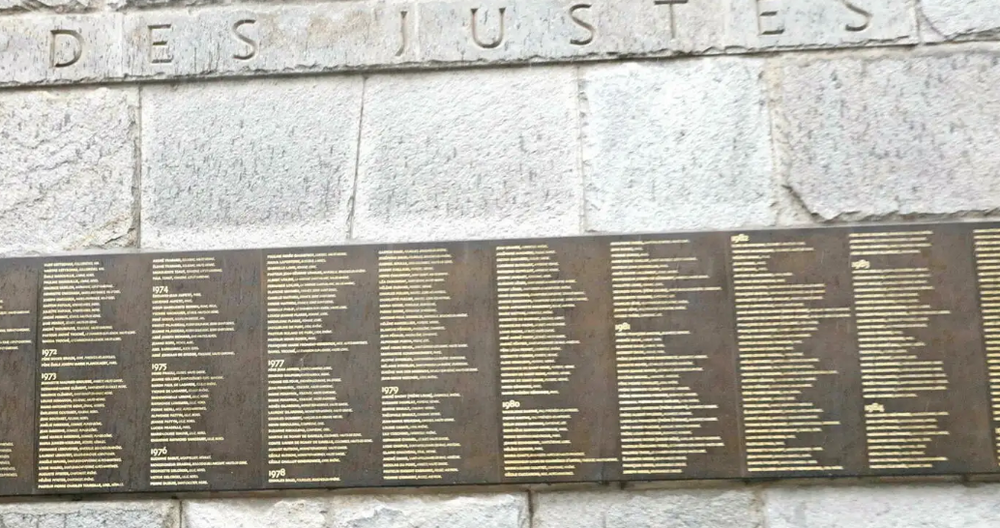 Paris Holocaust Memorial Tagged With Bloodred Handprints i24NEWS