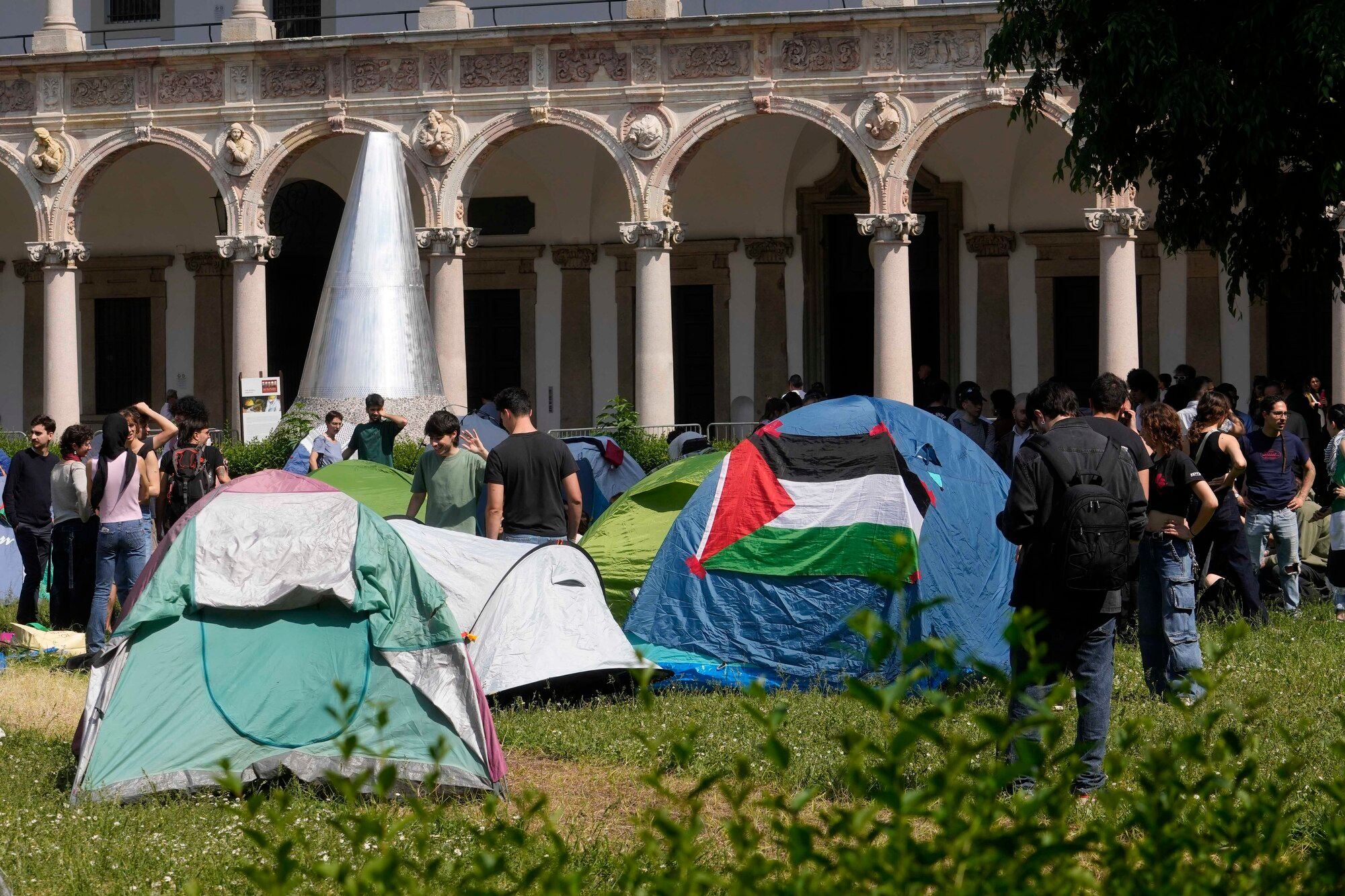 Op Nederlandse universiteiten braken anti-Israëlprotesten uit