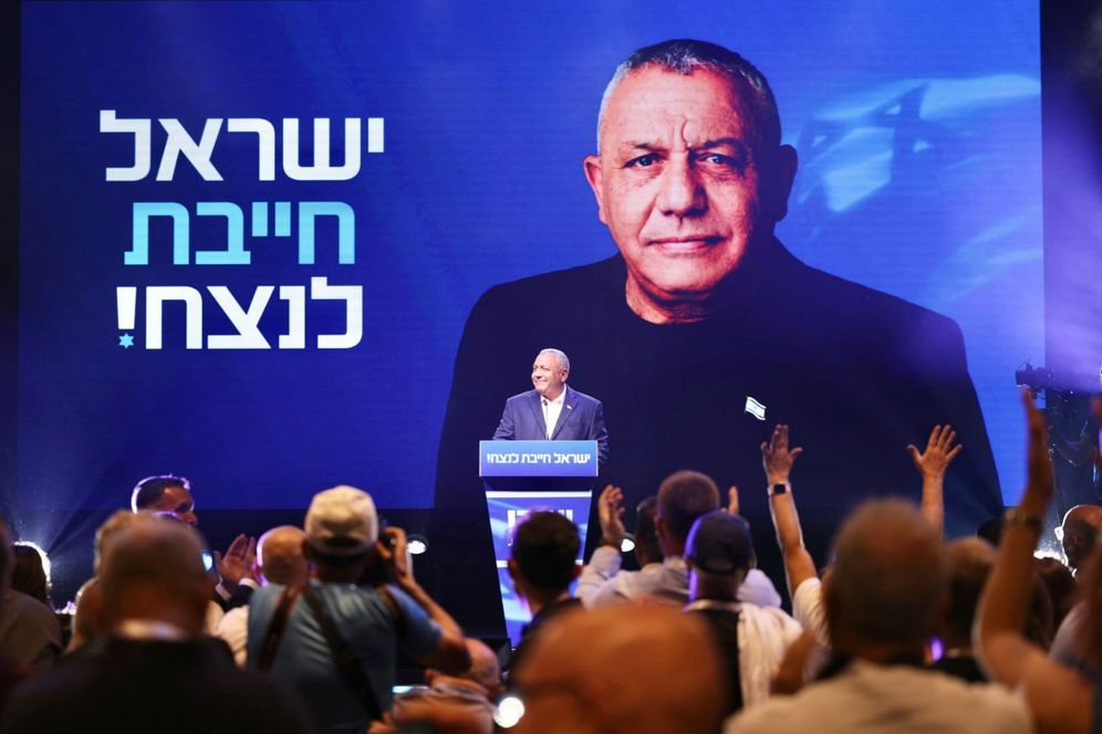 גדי איזנקוט בכנס השקת הקמפיין של מפלגת "ישר!", 30.06.26