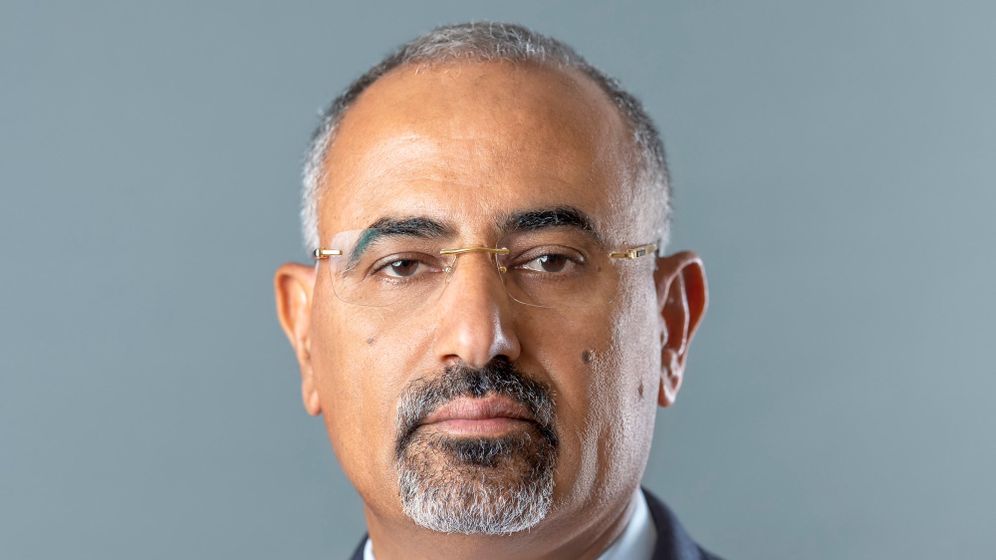 Le président du Conseil de transition du Sud, Aidarus Al-Zubaidi 