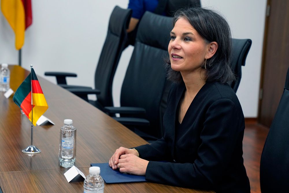 FILE - Germany's Foreign Minister Annalena Baerbock.