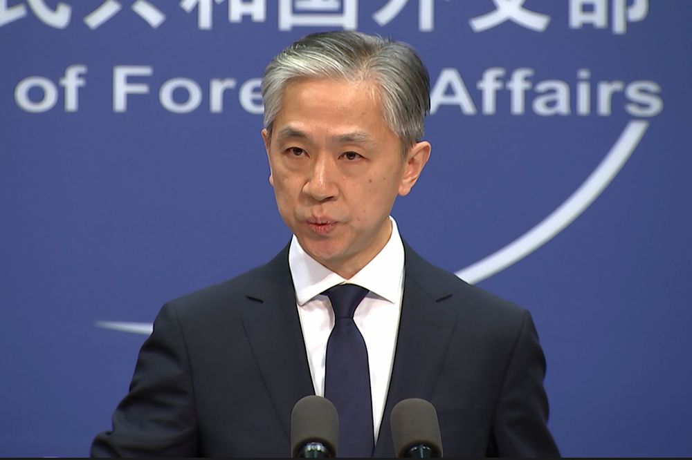 Le porte-parole du ministère chinois des Affaires étrangères, Wang Wenbin, à Pékin, le 13 novembre 2020.