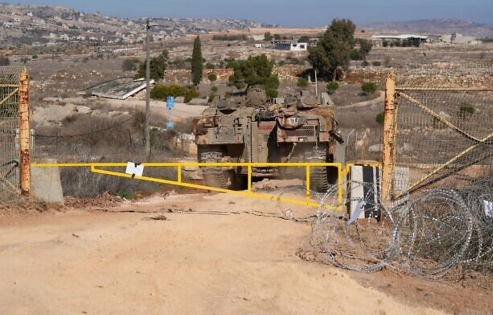 Les troupes de Tsahal à la frontière avec le Liban, le 17 décembre 2024.
