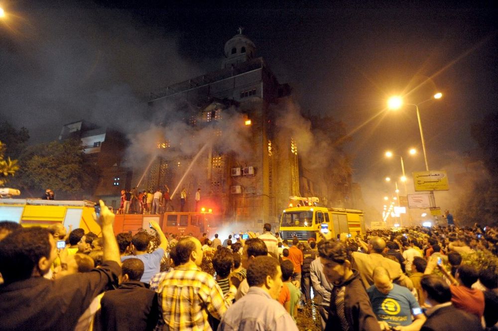 Fire at Cairo Coptic church kills 41, including 15 children - WTOP