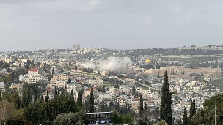 Missile hit in Jerusalem's Old City