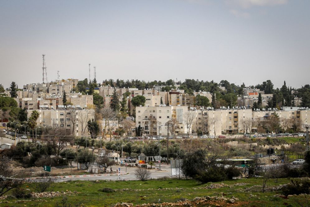 Vue de l'implantation juive de Kiryat Arba, près de la ville d'Hébron en Judée-Samarie
