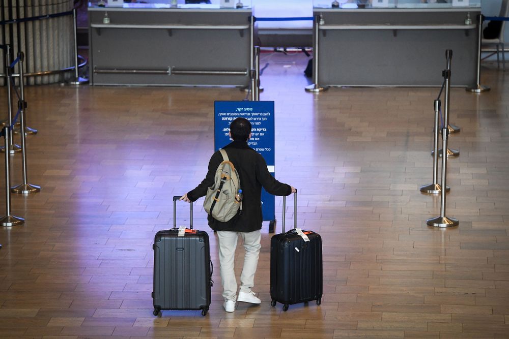 Aéroport international Ben Gourion, le 19 décembre 2021