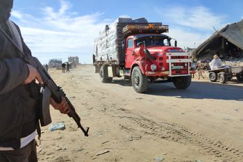 סיוע הומניטרי בכניסה לרצועת עזה, 25/01/2025