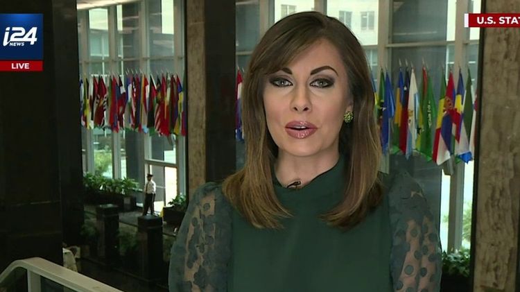 Screenshot from i24NEWS broadcast