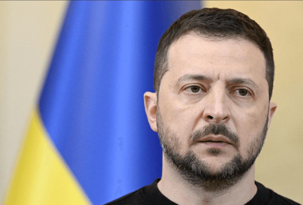 Le président ukrainien Volodymyr Zelensky