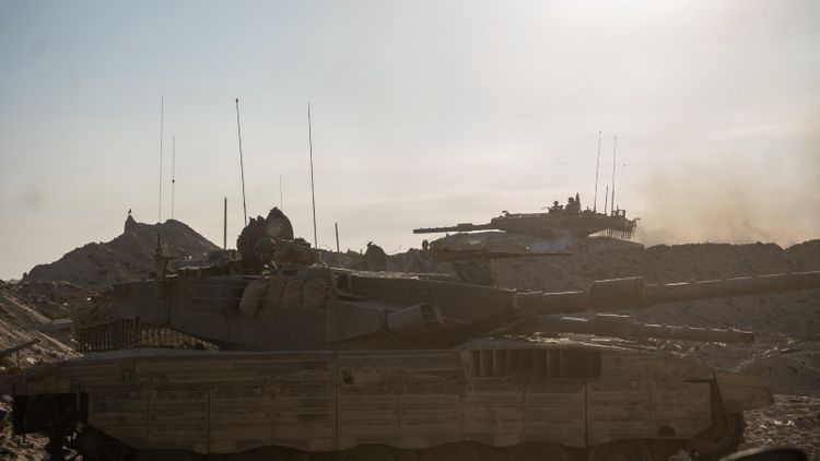 Israeli tanks in Gaza 
