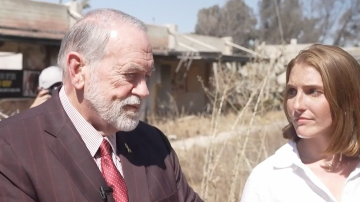 'Evil still echoes here' U.S. Ambassador Huckabee returns to Kfar Aza