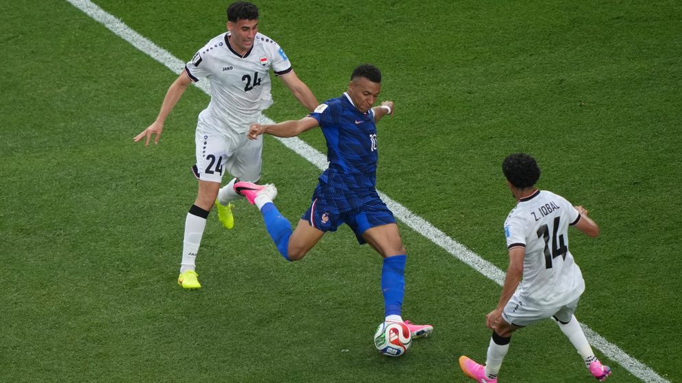 AP/Matt Rourke المباراة بين فرنسا والعراق