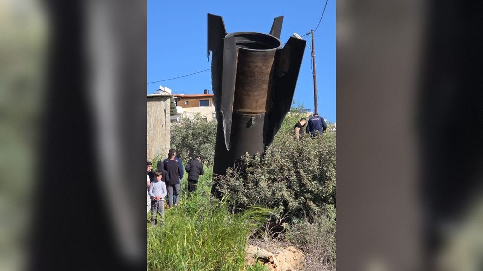 פגיעת שבר טיל איראני בשומרון 24.03.26