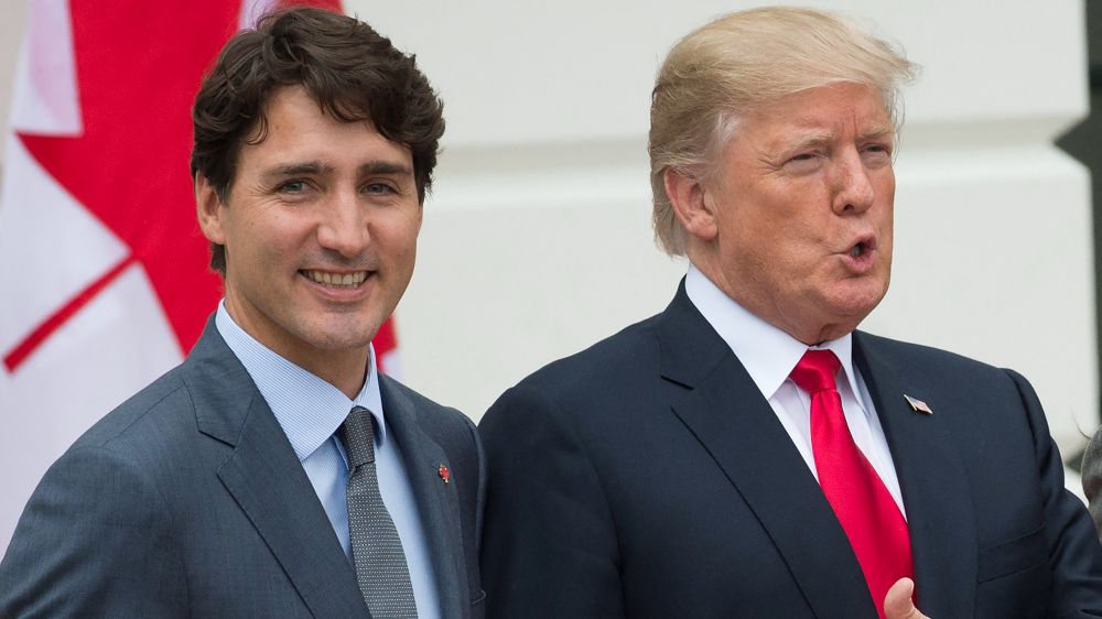 Donald Trump et Justin Trudeau