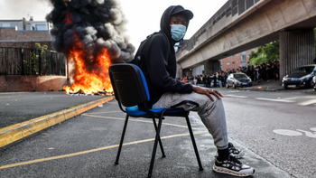 AP Photo/Jean-Francois Badias High schoolers burn garbage in Lille, France, October 1, 2026