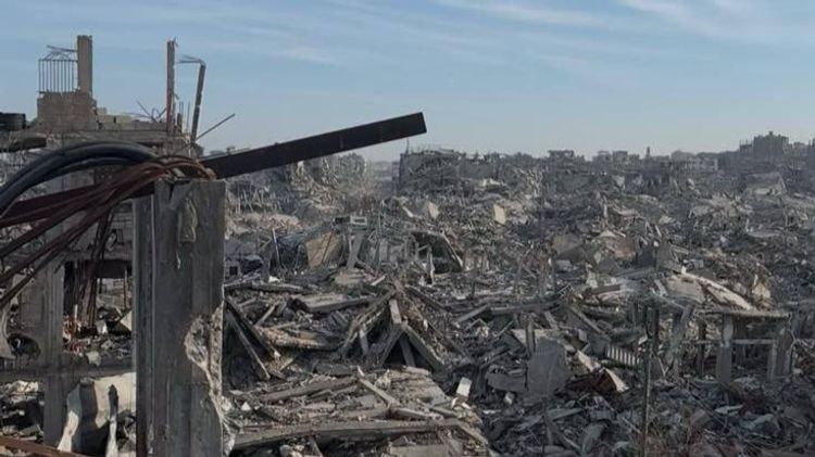 הרס בג'באליה שבצפון רצועת עזה, ספטמבר 2025