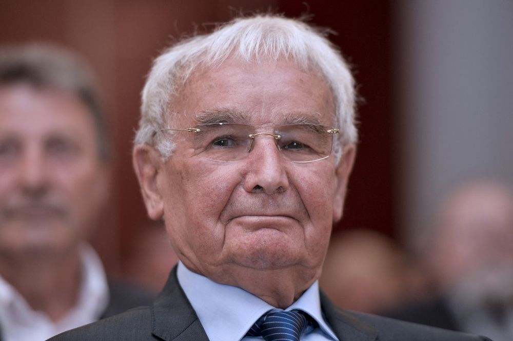 Robert Hebras, l'un des seuls survivants du massacre d'Oradour-sur-Glane en 1944, le 29 juin 2015