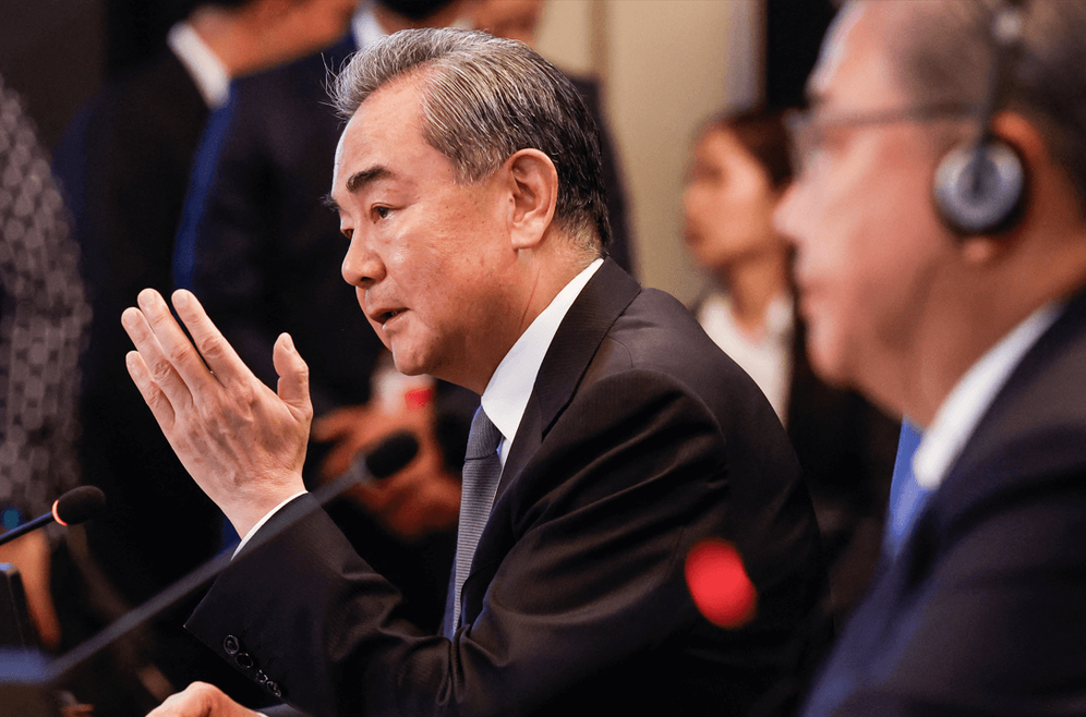 China's Foreign Minister Wang Yi.
