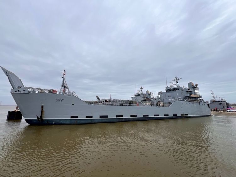 CENTCOM Announces First Ship En Route To Build Temporary Gaza Pier ...