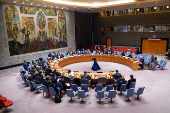 FILE - Security Council meeting at the United Nations headquarters.