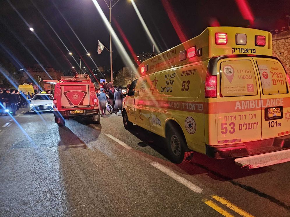 MDA ambulances in Jerusalem