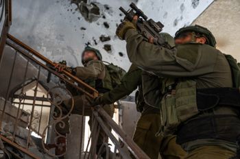 IDF troops in Gaza, footage released on December 29.