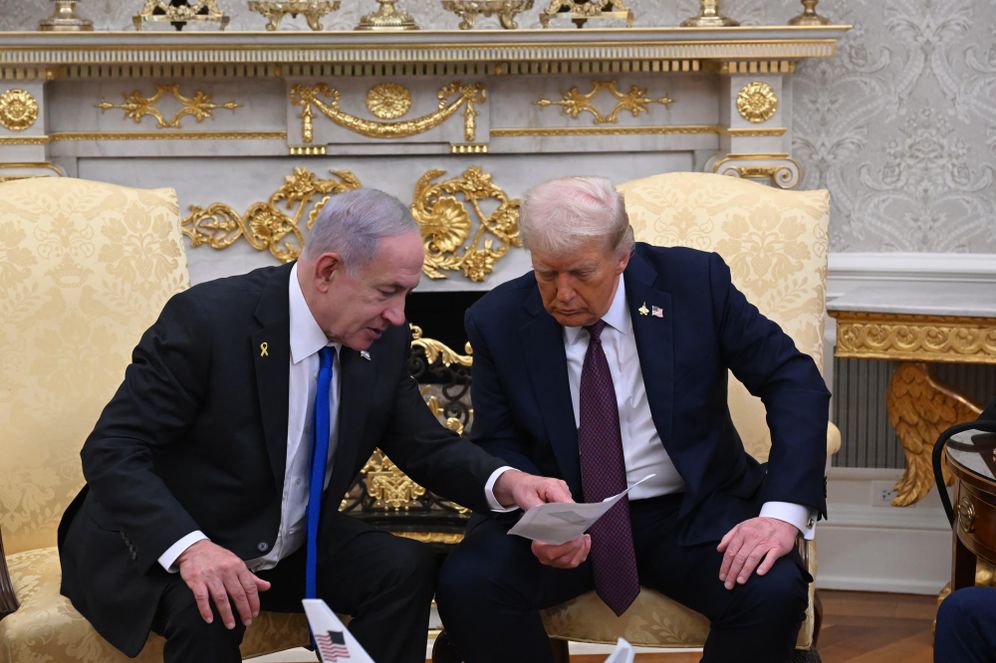 Trump and Netanyahu at the White House